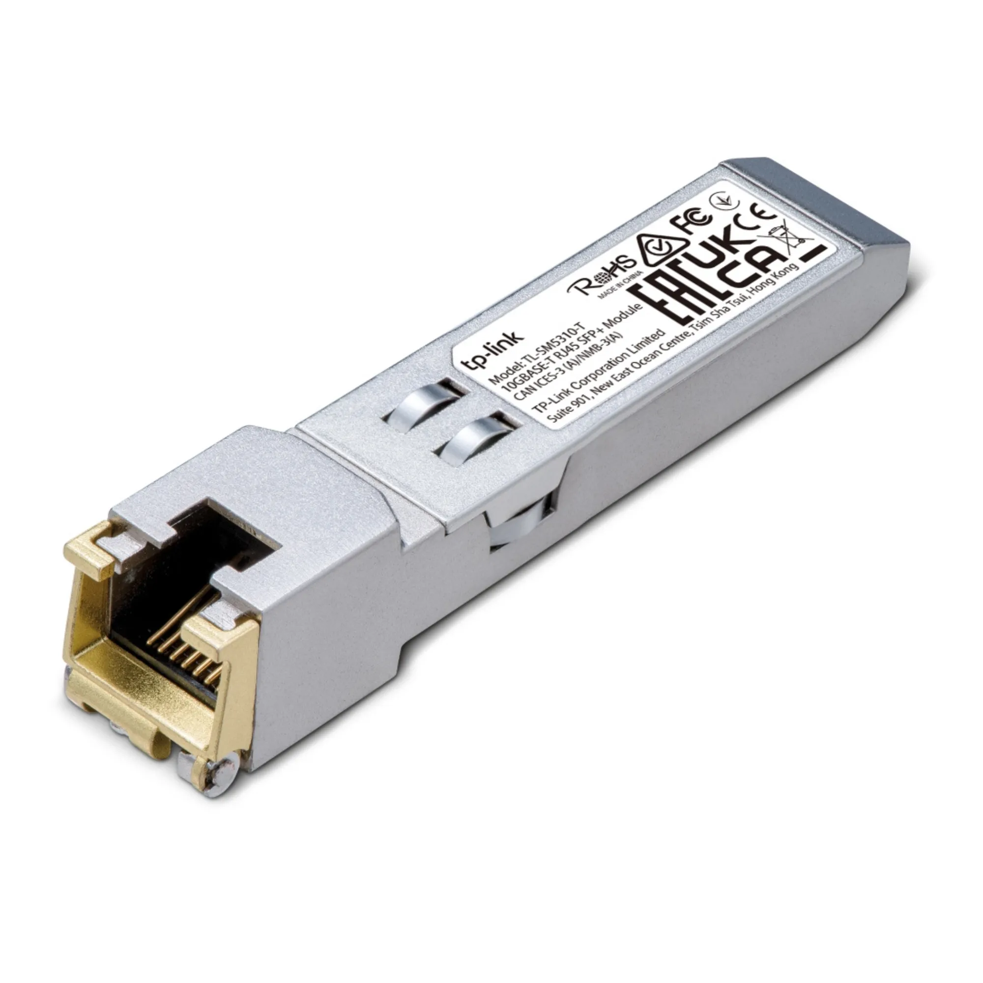 SM5310-T TP-Link Omada Modulo SFP+, 10Gbps, puerto RJ45, distancia 30m Cat6a - RE010137 - ACCESORIOS REDES