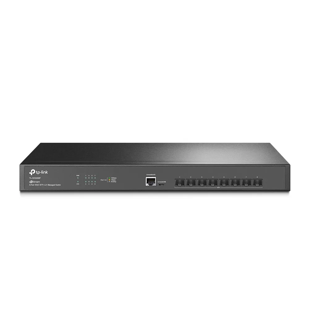 SX3008F TP-Link Omada Switch L2+ 8×SFP+ 10G - RE070312 - SWITCHES