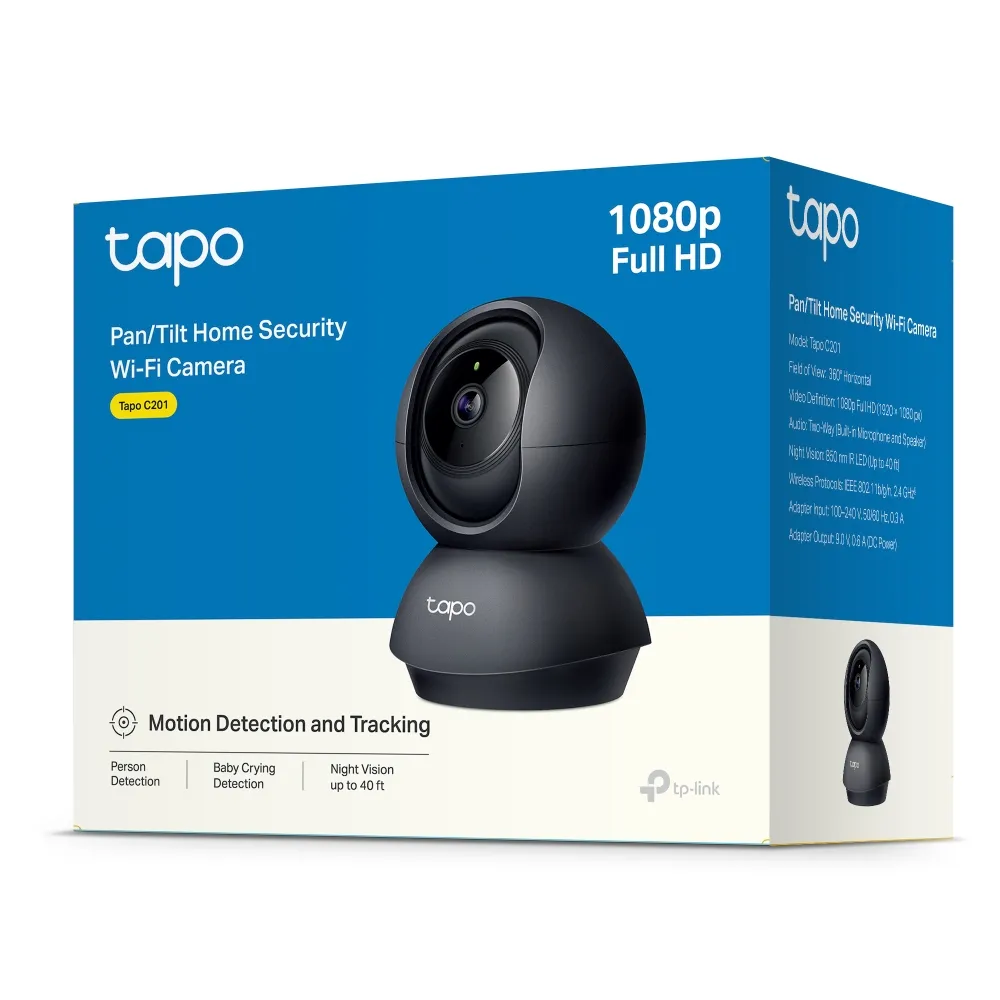 Tapo C201 camara Tapo interior wifi 2MP 1920x1080 Full HD - CC040683 - CAMARAS IP & NVR