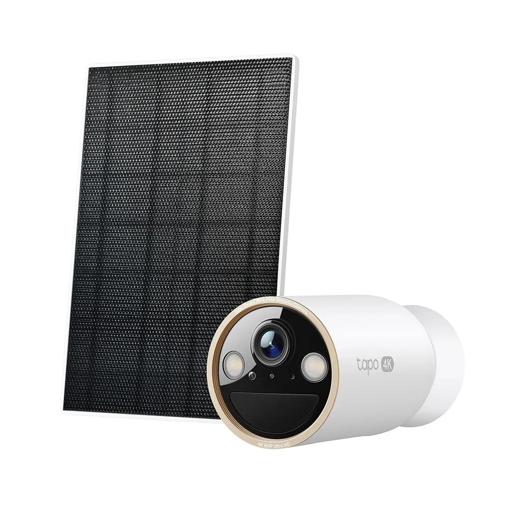 Tapo C460 KIT camara Tapo exterior wifi dual band 8MP 3840x2160 4K + PANEL SOLAR - CC040688 - CAMARAS IP & NVR