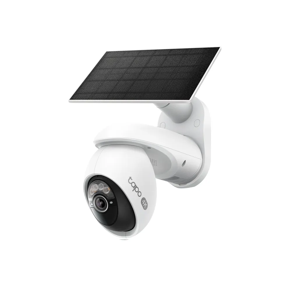 Tapo C660 KIT camara Tapo exterior wifi dual band 8MP 3840x2160 4K + PANEL SOLAR - CC040689 - CAMARAS IP & NVR