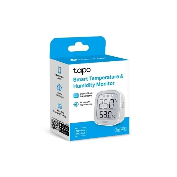 Tapo T315 sensor de temperatura y humedad para interior - AI020055 - SMART HOME & IOT