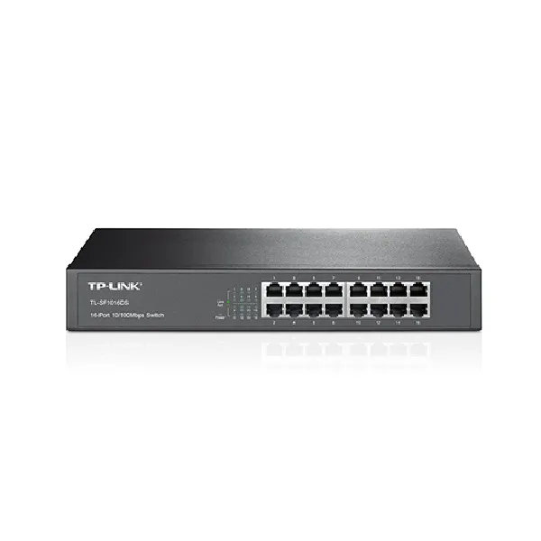 TL-SF1016DS Switch TP-LINK no administrable Fast Ethernet 16 puertos 10/100 - RE070247 - SWITCHES
