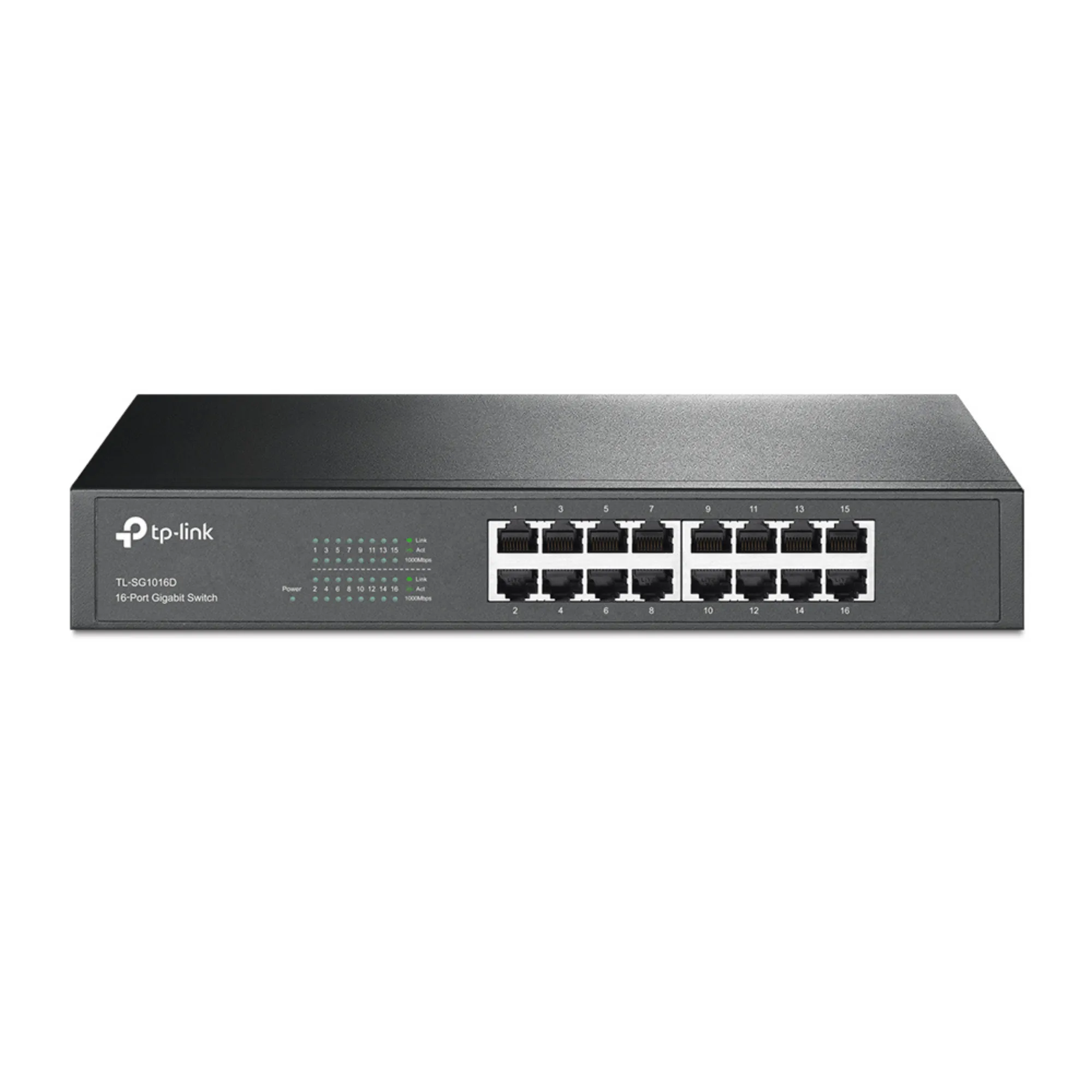 TL-SG1016D Switch TP-LINK no administrable 16 puertos Gigabit - RE070156 - SWITCHES