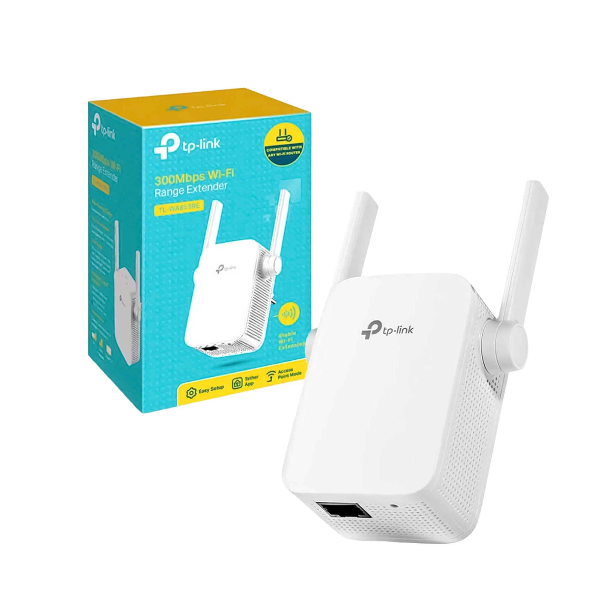 TL-WA855RE Extensor TP-LINK WiFi 4 N300 single band (2.4GHz) - RE090198 - WIRELESS HOME & OFFICE