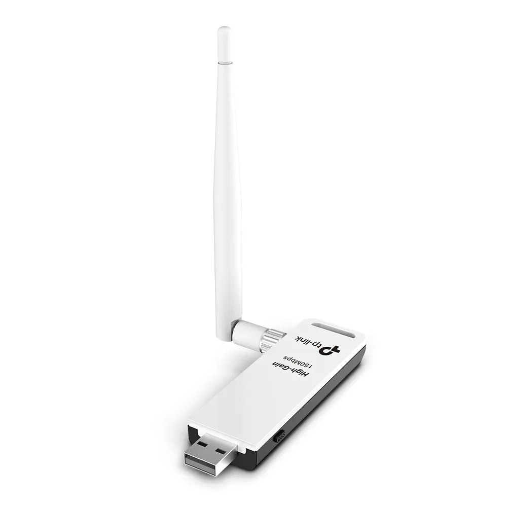 TL-WN722N Adaptador USB TP-LINK WiFi 4 N150 single band (2.4GHz) - RE090185 - WIRELESS HOME & OFFICE