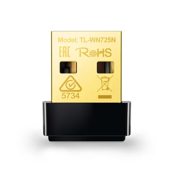 TL-WN725N Adaptador USB TP-LINK WiFi 4 N150 single band (2.4GHz) - RE090158 - WIRELESS HOME & OFFICE