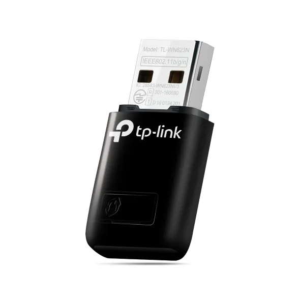 TL-WN823N Adaptador USB TP-LINK WiFi 4 N300 single band (2.4GHz) - RE090157 - WIRELESS HOME & OFFICE