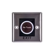 EXIT BUTTON, NO TOUCH - ECO - CUADRADO ZKTECO - CA030021 - ACCESORIOS
