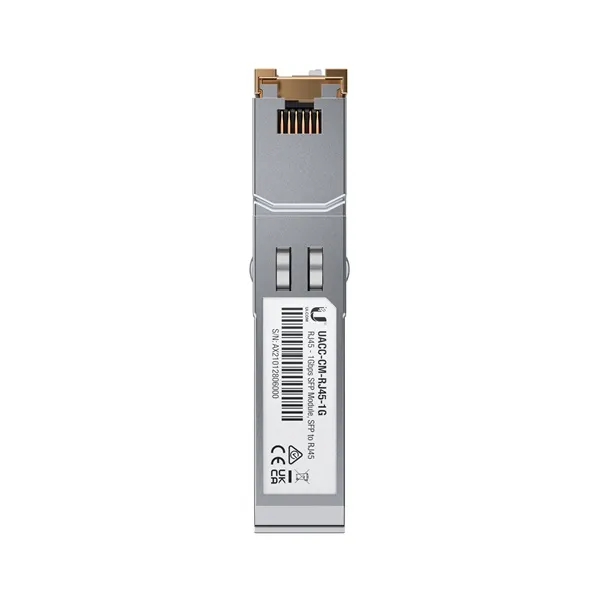 UNIFI UACC-CM-RJ45-1G - MODULO CONVIERTE SFP A RJ45 1GB UBIQUITI - RE010111 - ACCESORIOS REDES