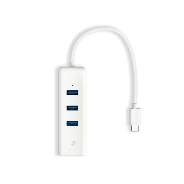 UE330C Adaptador USB-C TP-LINK a Ethernet Gigabit + Hub USB 3.0 (3 puertos) - RE010143 - ACCESORIOS REDES