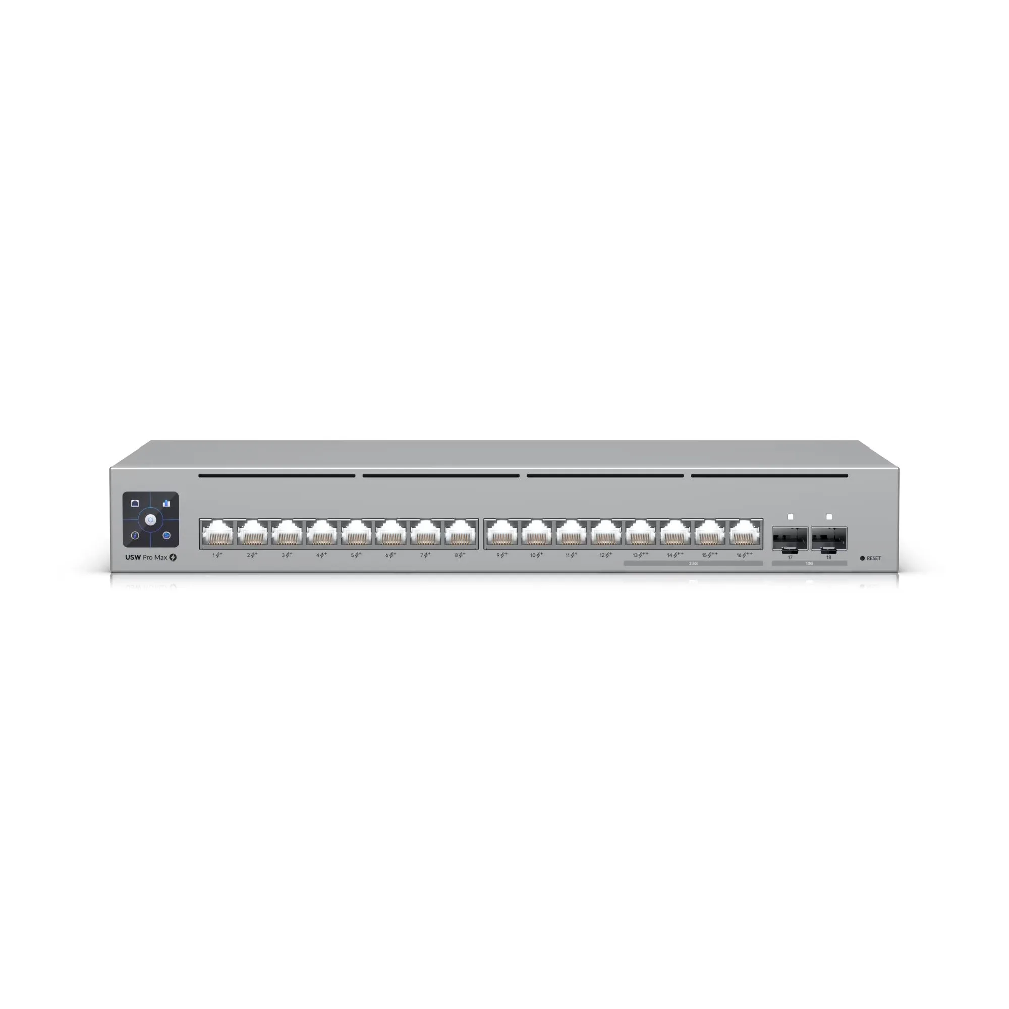 UNIFI USW-PRO-MAX-16-POE - Ubiquiti USW-Pro-Max-16-PoE (180W) - RE070255 - SWITCHES
