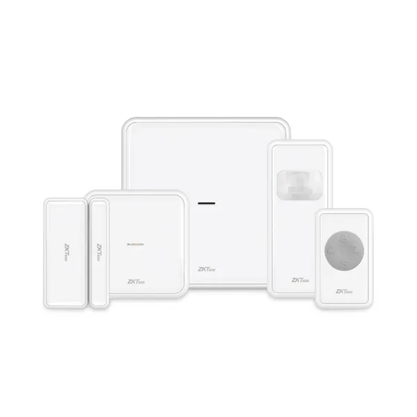 PROMO - KIT DE ALARMA - SENSOR DE MOVIMIENTO Y CONTACTO MAGNETIC -SENSOR DE ANIEGO Y CONTROL REMOTO ZKTECO - AI020034 - SMART HOME & IOT