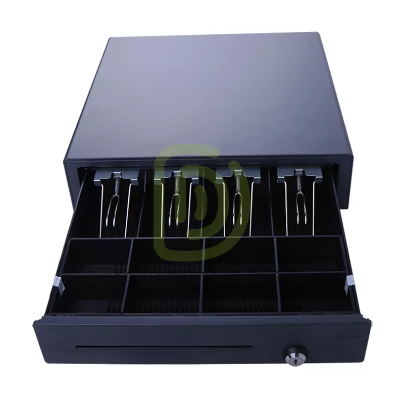 PROMO - CAJA METALICA DE EFECTIVO ZKTECO 4 ESP. BILLETES- 8 ESP. MONEDAS -1 CHEQUES - CA130040 - POS
