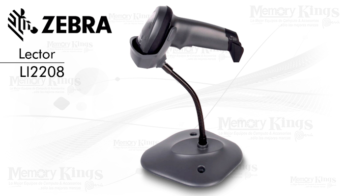 Lector codigo barras zebra Li2208 1D imager