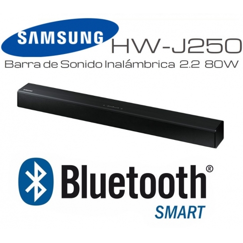 BARRA DE SONIDO SAMSUNG SOUNDBAR HW-J250 BLUETOOTH 80W WIRELESS