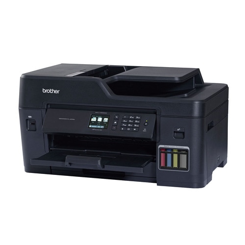 Impresora de inyección de tinta multifunción Brother MFC-T4500DW Inalámbrico - Color - Copiadora/Fax/Impresora/Escáner - 35 ppm Mono/27 ppm de impresión en color - 1200 x 4800 dpi Impresión - Dúplex i