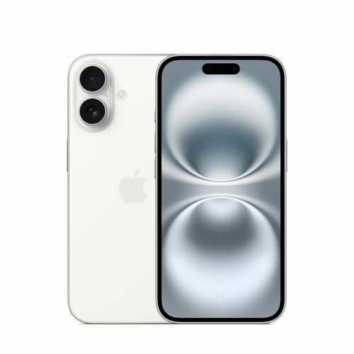Smartphone Apple iPhone 16 A3287 128GB - 5G - 15.5cm (6.1") OLED 2556 x 1179 - Hexa-core (6 Core) - 8GB RAM - Blanco - Barra - Apple A18 (3 nm) SoC - 2 Soporte de SIM - SIM-free - Front Camera: 12Mega