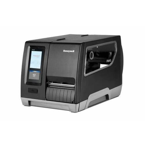 PM45 - Impresora industrial de transferencia térmica monocromo - Resolución 203 dpi - Ancho de impresión hasta 104 mm (4") - Pantalla táctil - Conexión USB y Ethernet - Rodillo estándar incluido - Cab