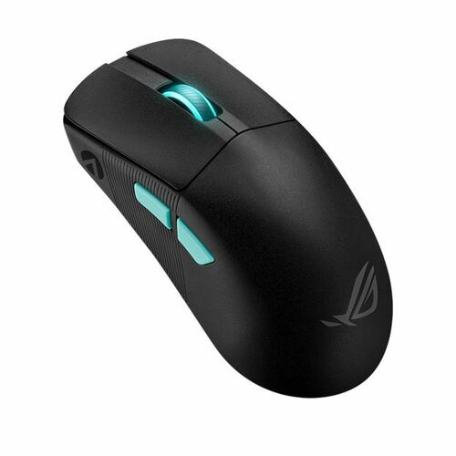 Ratón de juego Asus ROG Harpe Ace Aim Lab Edition - Frecuencia Bluetooth/Radio - USB 2.0 Tipe A - Óptico - 5 Botón(es) - 5 Botón(es) Programable(s) - Negro - 1 - PC - Cable/Inalámbrico - 2.40GHz - 360