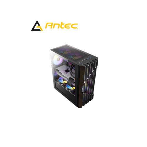 CASE-PC ANTEC AX63 WOOD ARGB MT 4AR GL 0-761345-10172-1