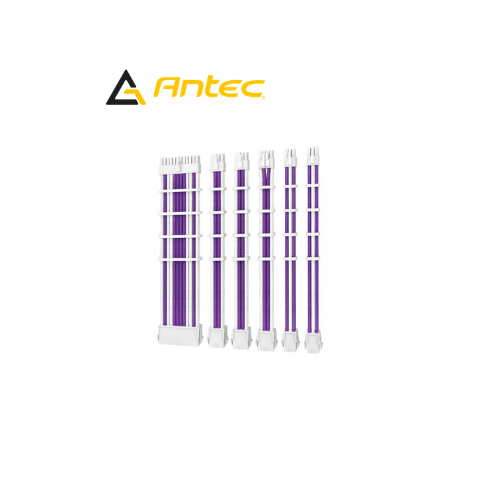 CABLE ANTEC PSU EXTENSION KIT PURPLE/WHITE 0-761345-99947-2