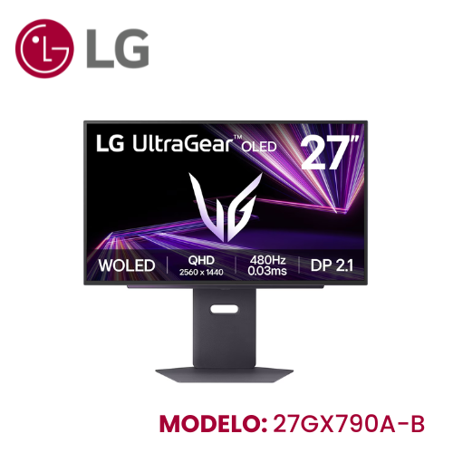 MONITOR LG LED 27GX790A-B 27" 0.03MS 480HZ QHD