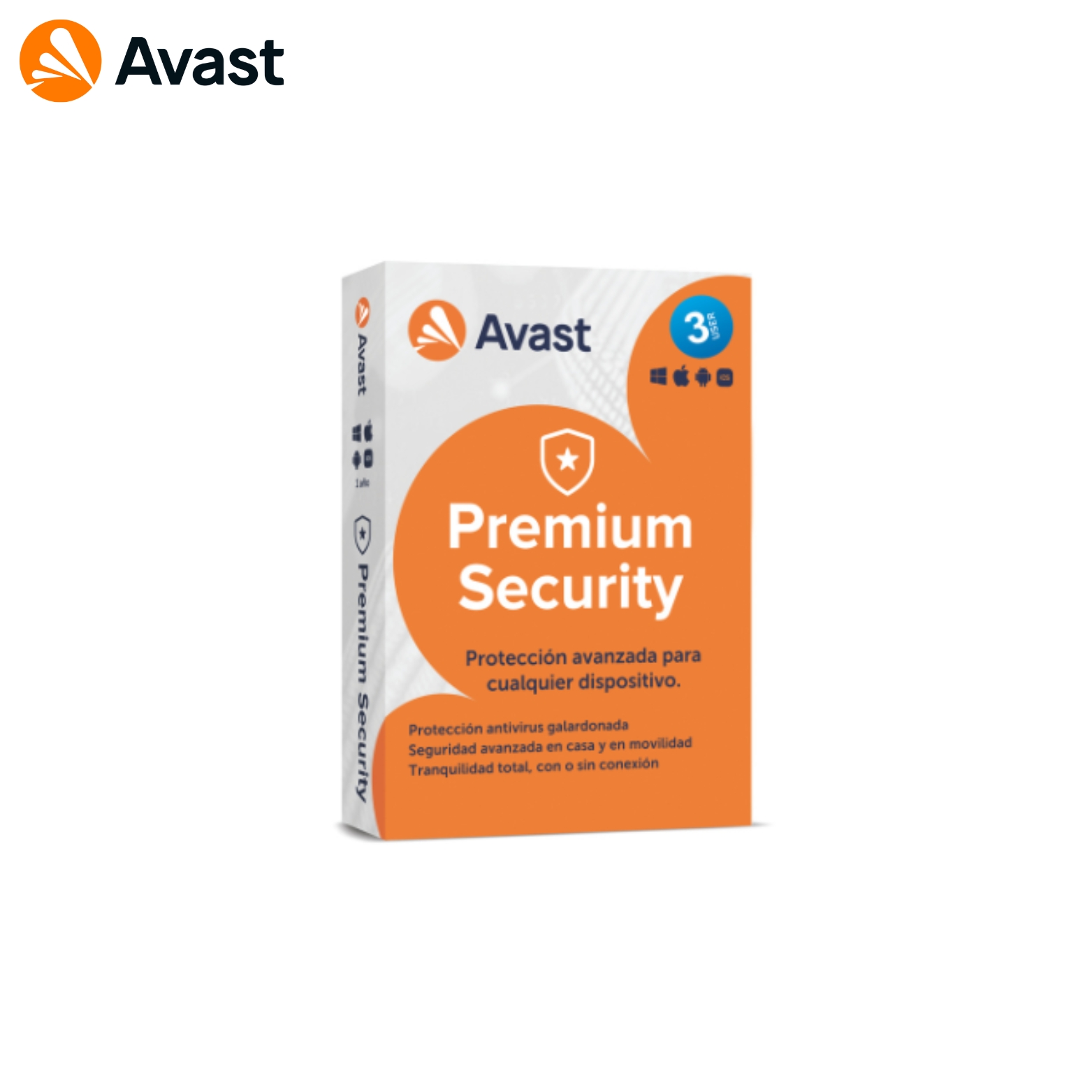 AVAST PREMIUM SECURITY 3 USER 12 MESES 7153273