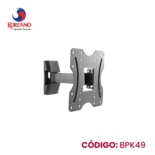 RACK CON BRAZO PARA TV DE 17 A 43 PULGADAS - BPK49
