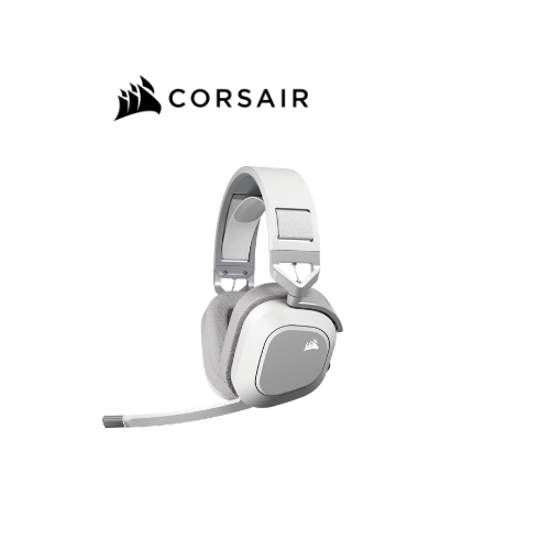 AURICULARES GAMING CORSAIR HS80 MAX WIRELESS WHITE