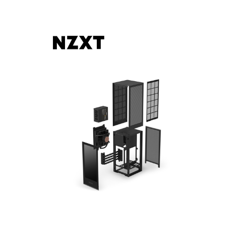 COMPUTER CASE NZXT H1 WATERCOOLER+RISER CARD+SFX BLACK CA-H16WR-B1-US