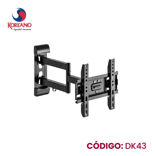 RACK MÓVIL PARA TV DE 17" A 43" - DK43