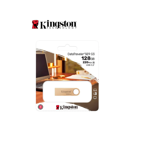 MEMORIA USB 128GB DTSE9G3 3.2 KINGSTON 220MB/S (DTSE9G3/128GB)