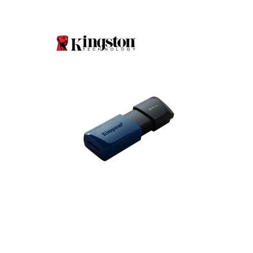 MEMORIA USB 64GB DTXM 3.2 NEGRO/AZUL KINGSTON (DTXM/64GB)