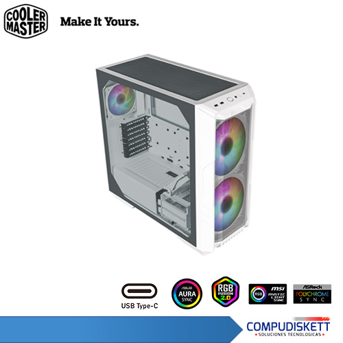 case cooler master haf 500 mid tower case motherboard - factor de forma soportado