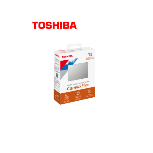 disco duro externo toshiba canvio flex, 1tb, usb 3.0/2.0, plata (silver)[@@@]