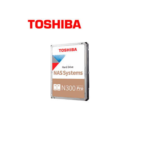 DISCO DURO INTERNO N300 PRO 16TB 3.5" NAS TOSHIBA 7200 RPM (HDWG51GXZSTB)
