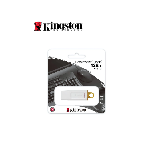 MEMORIA USB 128GB DTX 3.2 BLANCO KINGSTON (KC-U2G128-5R)