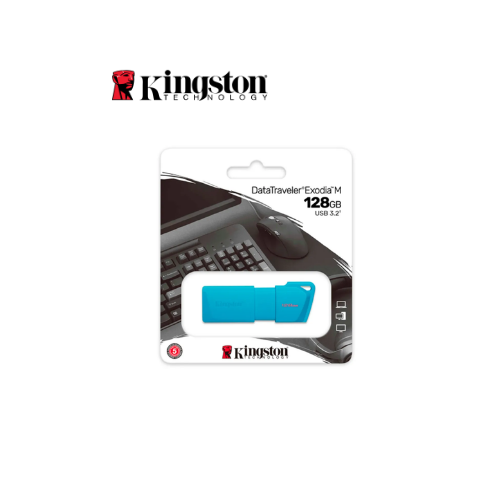 MEMORIA USB 128GB DTXM NEON 3.2 MORADO KINGSTON (KC-U2L128-7LP)