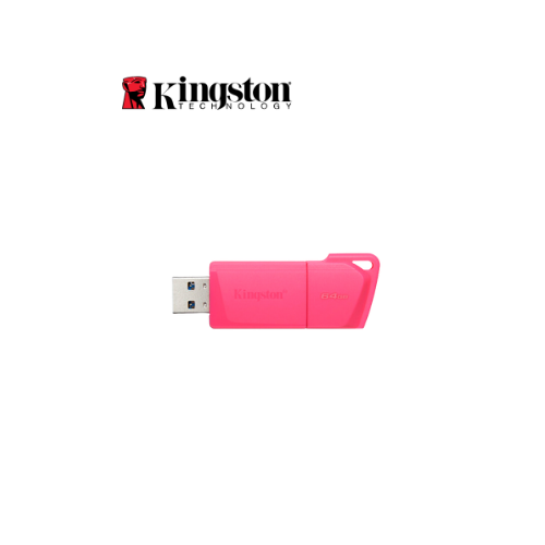 MEMORIA USB 64GB DTXM NEON 3.2 ROSADO KINGSTON (KC-U2L64-7LN)