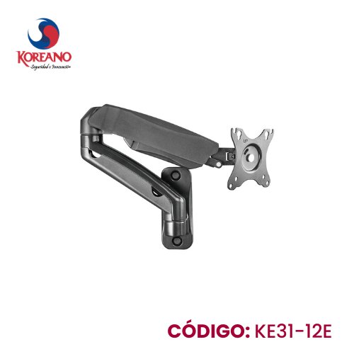 BRAZO KOREANO PARA MONITOR DE 17" A 32" KE31-12E