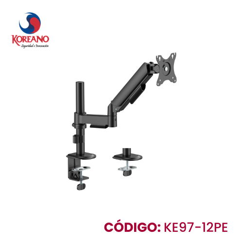 BRAZO KOREANO PARA MONITOR DE 17" A 32" KE97-12PE