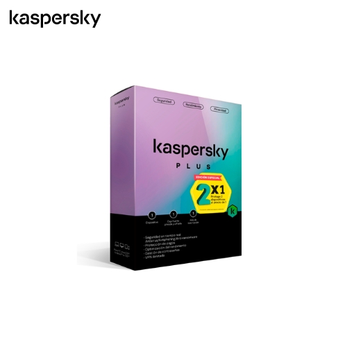 KASPERSKY PLUS 1PC 2X1, 1A�O (CAJA) KL1042D5AFS