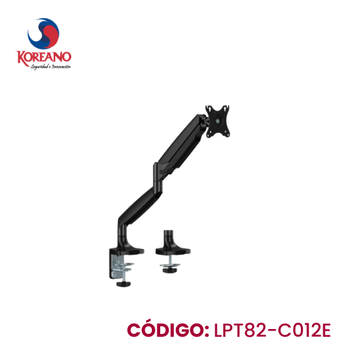 BRAZO DE MONITOR MECÁNICO DE RESORTE RESISTENTE DE UNA SOLA PANTALLA DE 17 A 45