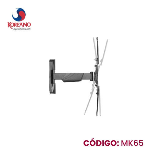 RACK MÓVIL PARA TV DE 32" A 65" - MK65