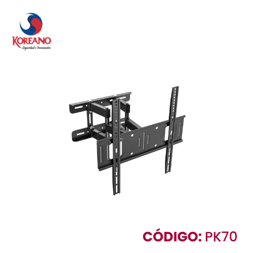 RACK MOVIBLE PARA TV DE 32" A 70" PULGADAS PK70