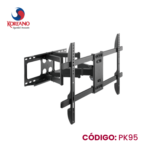 RACK MOVIBLE PARA TV DE 37 A 90 PULGADAS - PK95