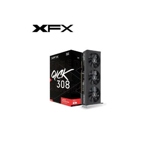 tarjeta de video xfx speedster qick 308 amd radeon rx 7600 black 8gb gddr6 pci-e 4.0[