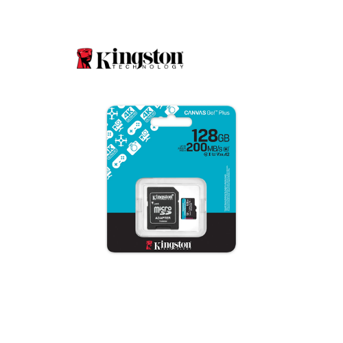 MEMORIA MICROSDXC 128GB R200MB/S C10+ADP KINGSTON (SDCG4/128GB)