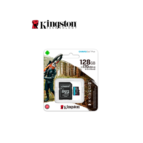 MEMORIA MICROSDHC 128GB 150MB/S C10+ADP KINGSTON (SDCS3/128GB)